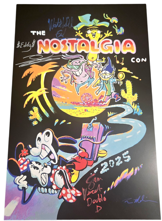 Signed Ed Edd N Eddy Poster (Portrait)