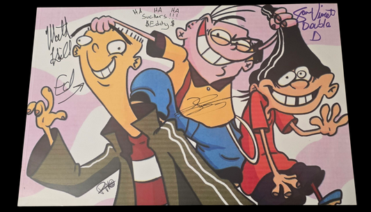 Signed Ed Edd N Eddy Poster(Land Scape)